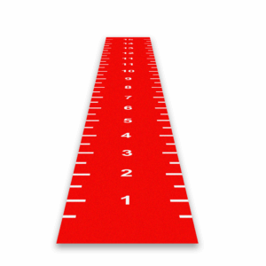 Pro evolution design Numbers - 2x15 meter - rood/wit